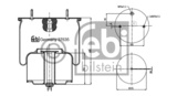 AIR BELLOW  FRONT AXLE L+R - FH12, FM7, FM10